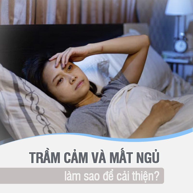 Trầm cảm và mất ngủ - Làm sao để cải thiện?